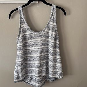 EUC Abercrombie & Fitch Shirt V-neck Knit Striped Tank Top